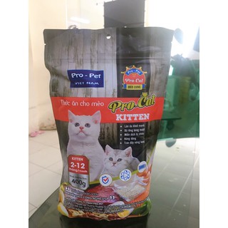 Thức Ăn Hạt Dành Cho Mèo Con Pro-Cat Túi 400gr