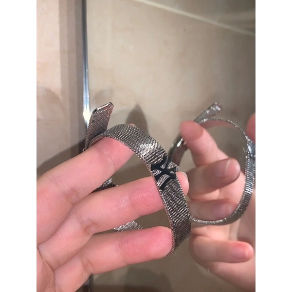 VÒNG TAY MLB LOGO FULL BOX CHO NAM VÀ NỮ - KHÔNG GỈ