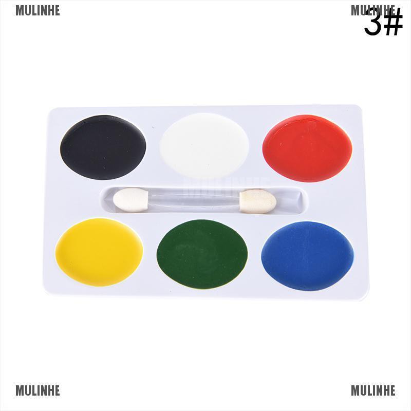 Set 5 / 6 / 8 Màu Vẽ Mặt Và Cơ Thể Nhiều Màu Sắc Độc Đáo