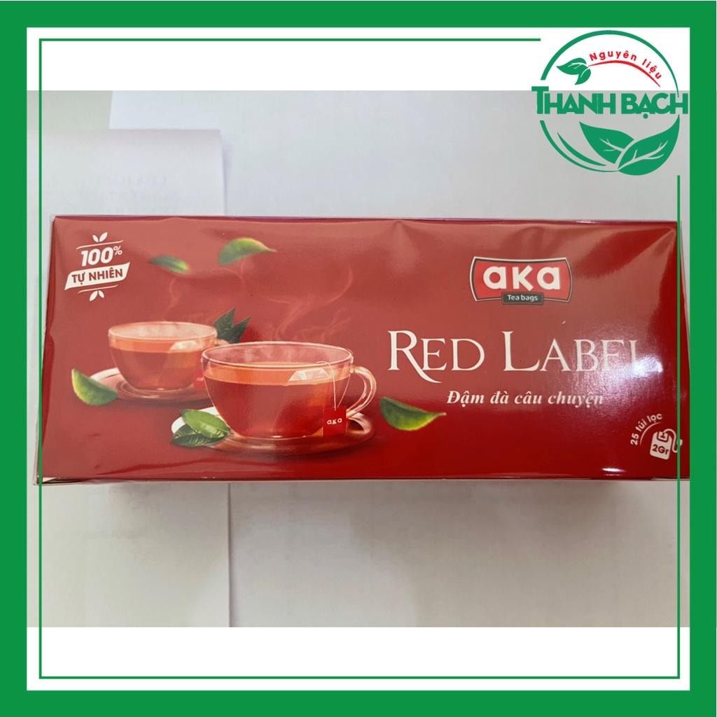 Hồng Trà túi lọc AKA Red Label Tân nam Bắc 50gr