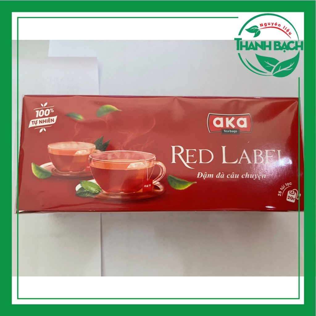 Hồng Trà túi lọc AKA Red Label Tân nam Bắc 50gr