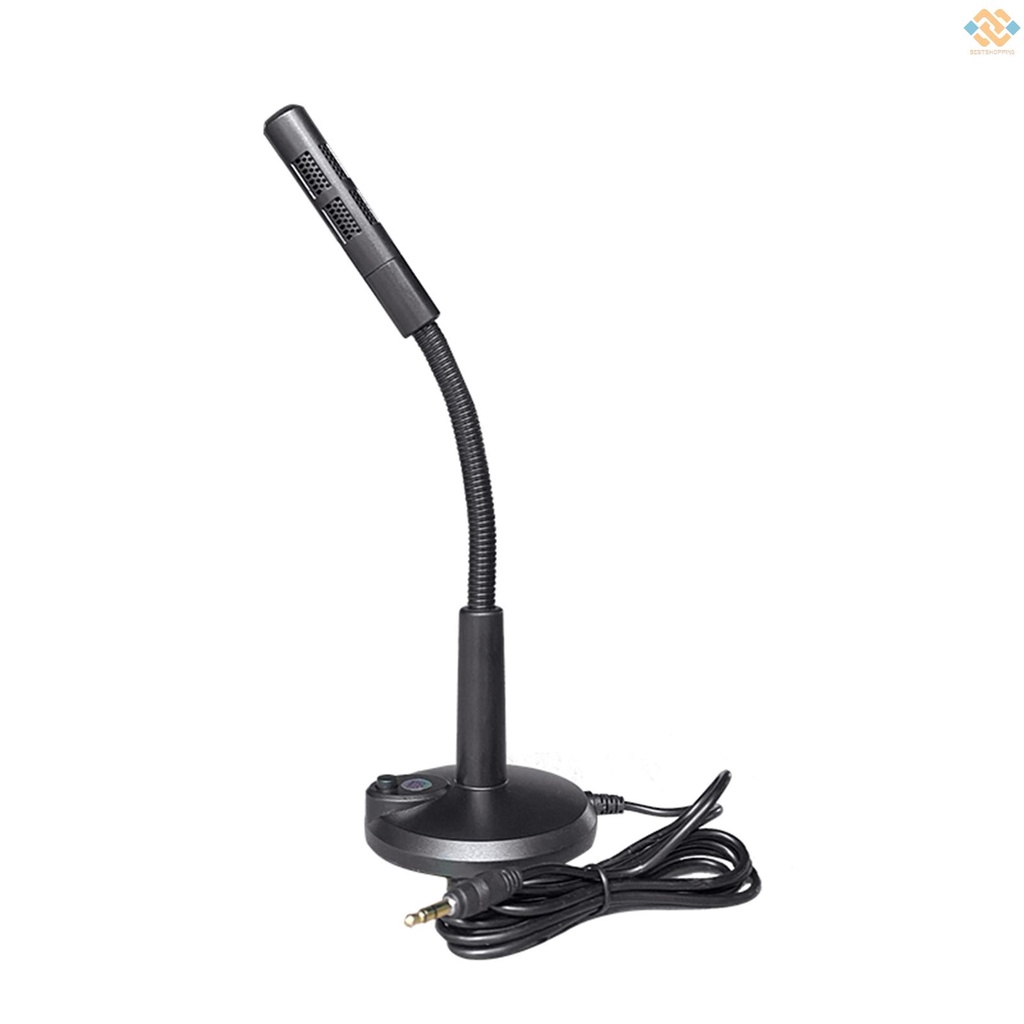 Micro Mini để bàn 360 độ cho máy tính°Micro thu âm đa hướng cổng 3.5mm cho máy tính PC Laptop