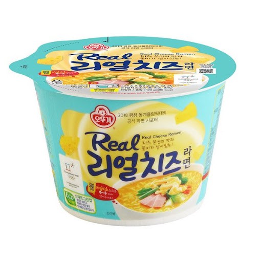 Mỳ Ăn Liền Real Pho Mai - 리얼치즈라면 용기 120g