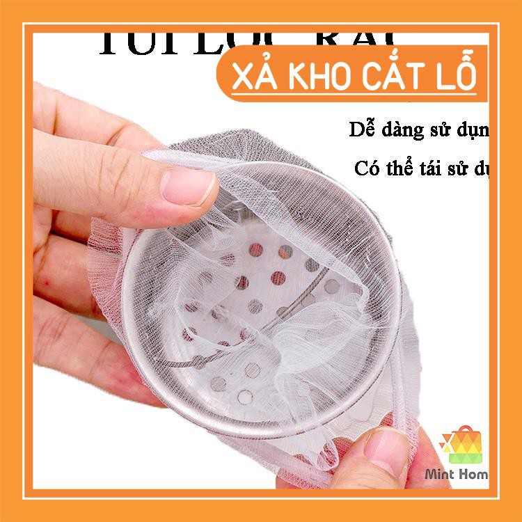 Set 100 Túi Lọc Rác Bồn Rửa Chén, Chậu Rửa Bát Siêu Tiện Lợi