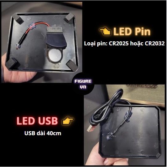 Figure / Mô hình Ace 2 đầu có LED 14 cm