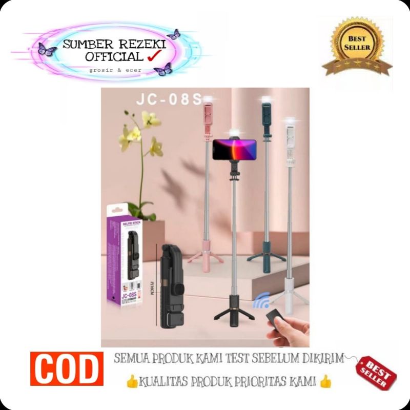 Gậy Tự Sướng Sr - JC - 08S JC 08S / 4 Trong 1 Có Đèn LED