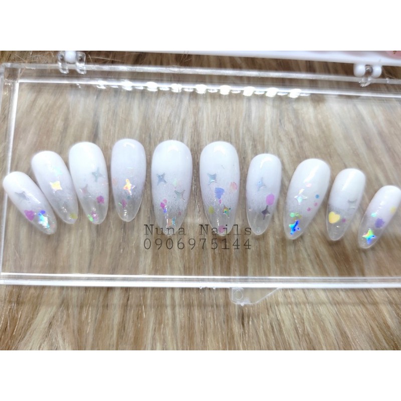 nailbox false nails móng úp thiết kế inbox chọn size đổi màu