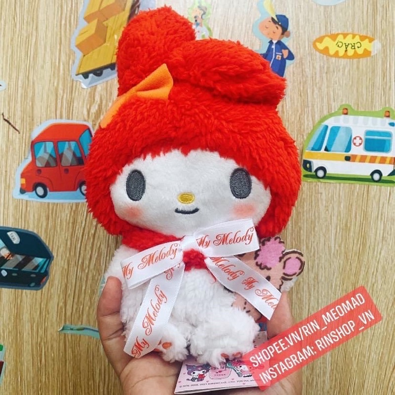 [TOREBA] Thú bông My Melody Fluffy Classic Plushy Nhật New