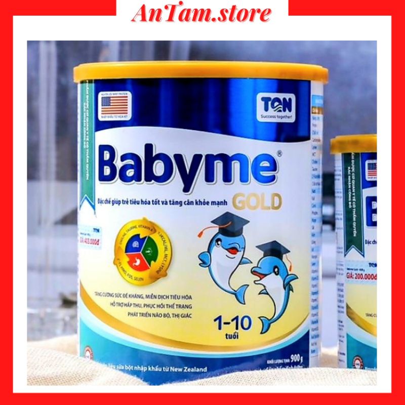 Sữa Babyme Gold. Baby me Grow. Baby me HMO lon 900g