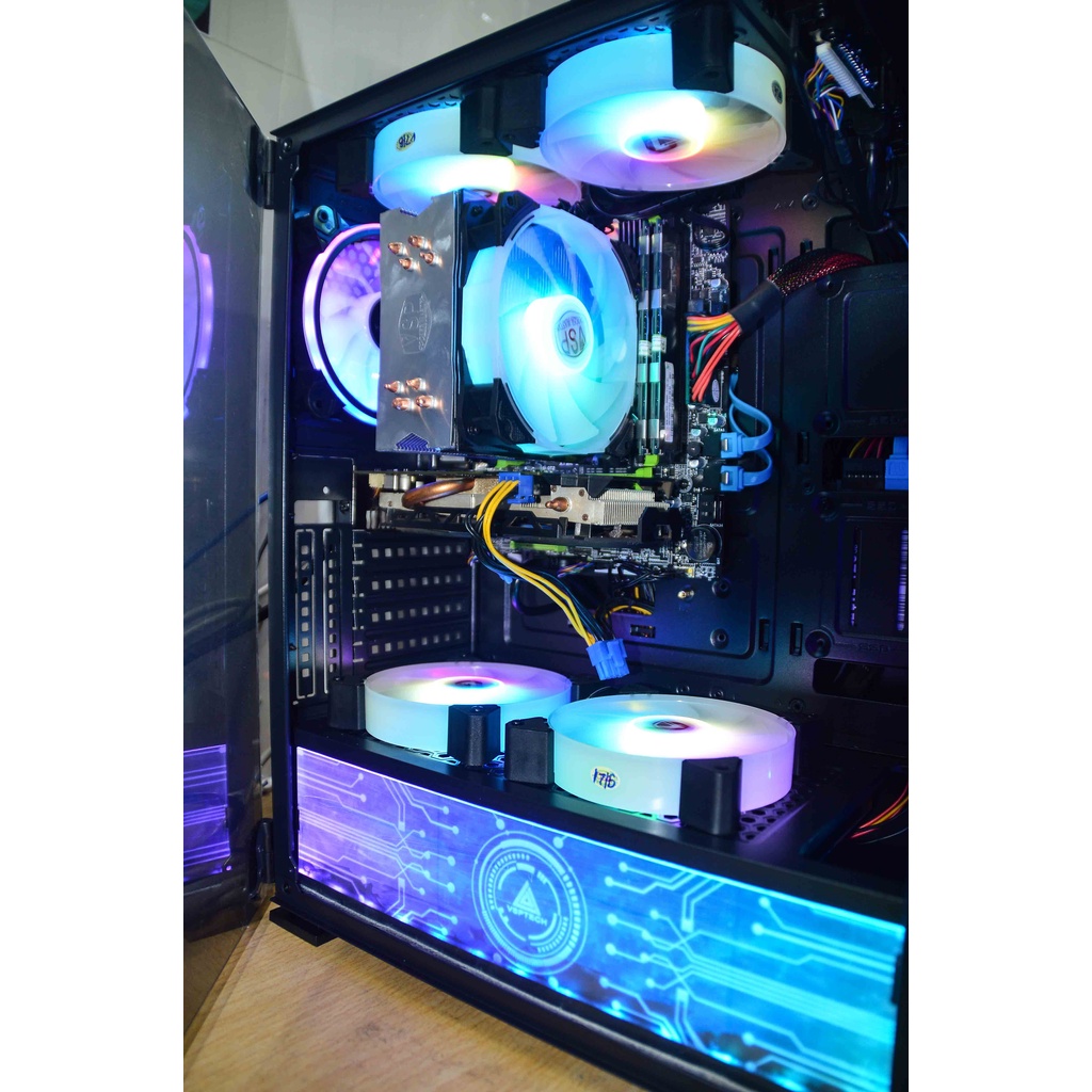 Case máy tính PUBG Liên Minh LOL Fifa 4 max setting Đột Kích Ram 16gb xeon i7 HDD500GB SSD 120gb 750ti | BigBuy360 - bigbuy360.vn