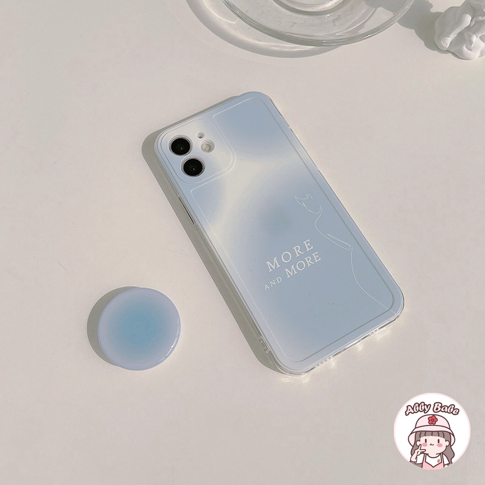Giá Đỡ Điện Thoại Màu Gradient 3D Dễ Thương Có Túi Khí Để Bàn Cho IP Android Wind Halo Nhuộm Màu