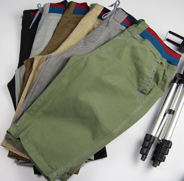 Quần sọt Nam Kaki lưng thun vải giản cao cấp | BigBuy360 - bigbuy360.vn