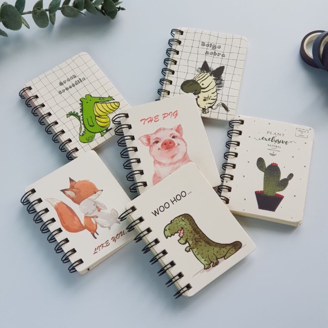 Combo 10 cuốn sổ tay hình cute
