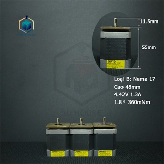 Động Cơ Bước Nema17 Size 42 Loại Lớn Cho Máy In 3D