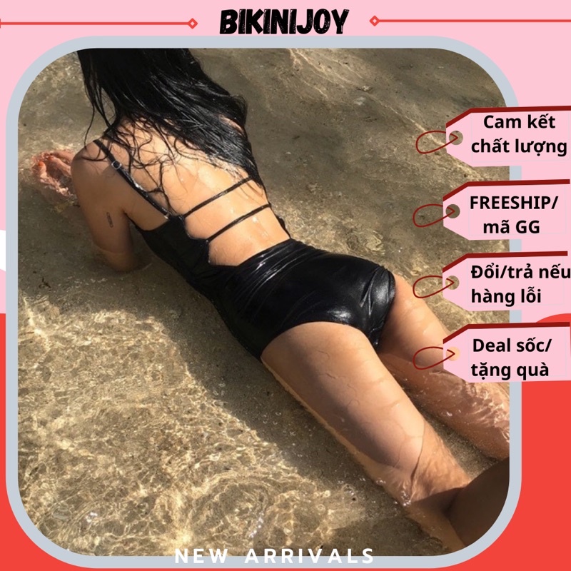 Bikini, đồ bơi liền mảnh hở lưng đan dây cá tính