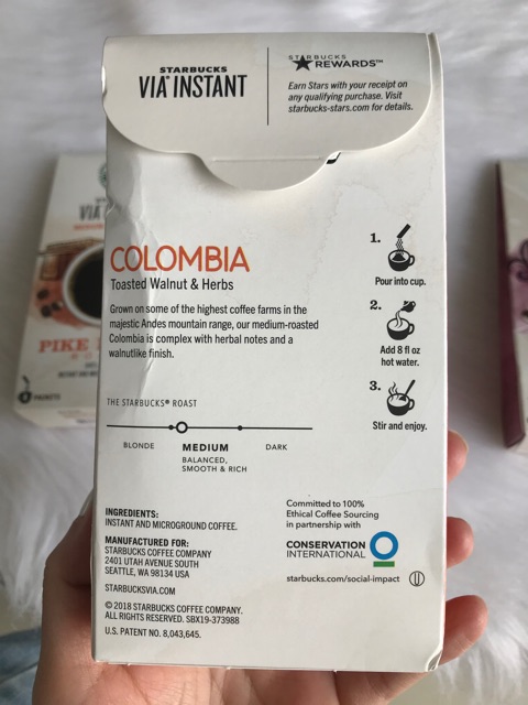 Starbucks Via Cà phê Hòa tan Gói đa dạng - Mỹ