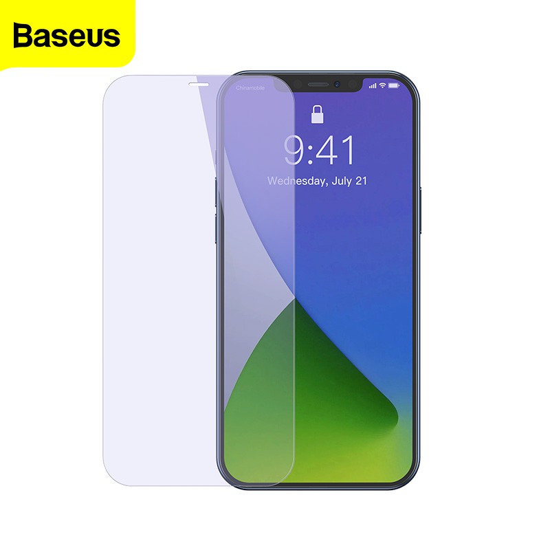 BASEUS Set 2 Kính Cường Lực Toàn Màn Hình 0.3mm Cho iPhone 12 mini Pro Max