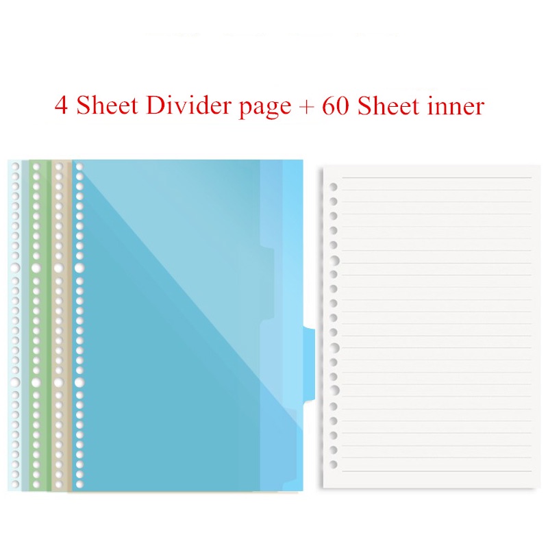 Bộ 60 Sổ Tay Khổ A5 / B5 Họa Tiết Chiếc Lá / Kẻ Ô / Chấm Bi Độc Đáo Tiện Dụng Cho Văn Phòng / Trường Học