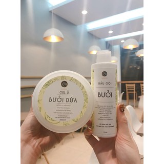 Comboo dầu gội và gel ủ bưởi nga hoàng