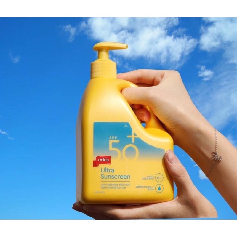 Kem chống nắng coles phổ rộng Coles ultra sunscreen / sensitive