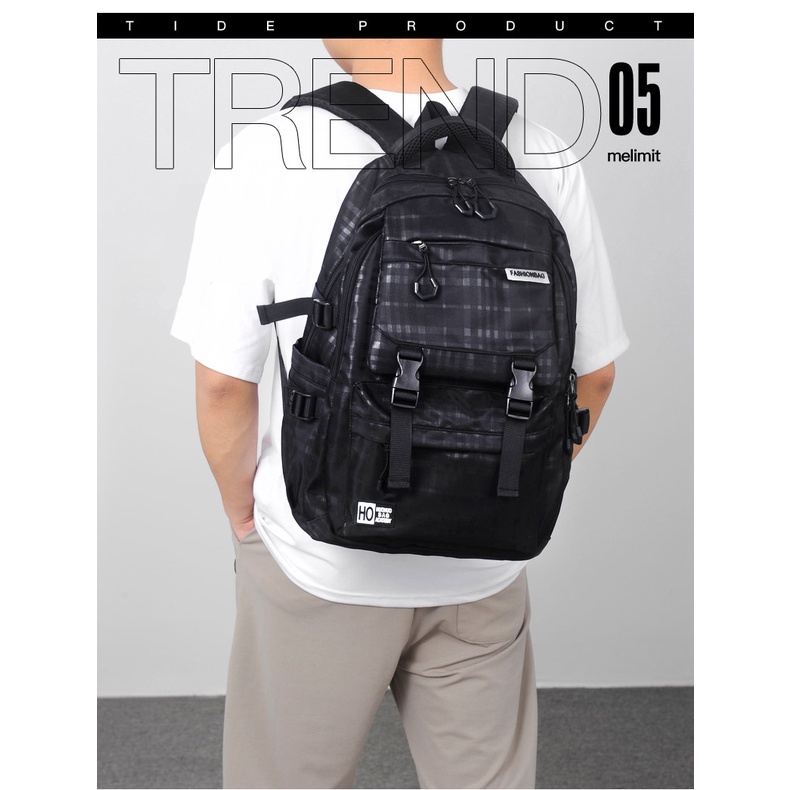 Balo đi học nam nữ vải dù chống thấm nước đựng laptop 15.6 inch thời trang đi học đi du lịch 1009