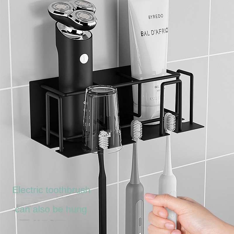 Giá Đựng Bàn Chải Đánh Răng Gắn Tường Bằng Thép Không Gỉ 2 Người Tiện Lợi Dành Cho Nhà Tắm