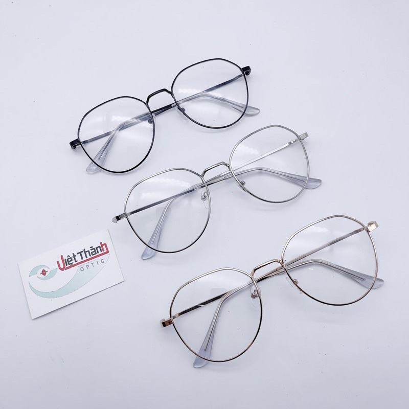 gọng kính cận thời trang giá rẻ kính cận kim loại mẫu mới 2021