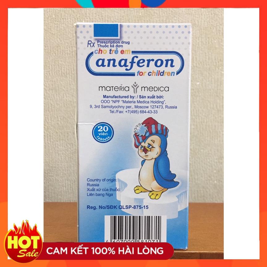 Tăng đề kháng Anaferol Nga hộp 20 viên ( bảo đảm chính hãng)