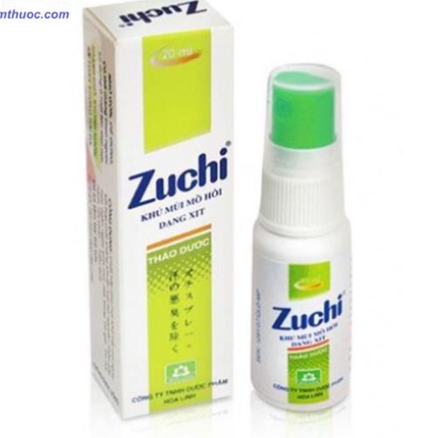 Xịt nách Zuchi 20ml -( tím + xanh lá+ đỏ). | BigBuy360 - bigbuy360.vn