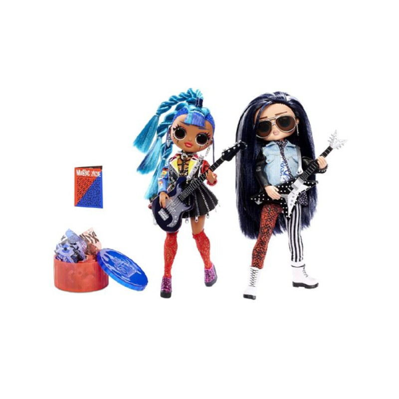 Bộ đôi búp bê lol omg rocker 2020