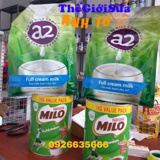 Milo úc 1kg & a2 1kg