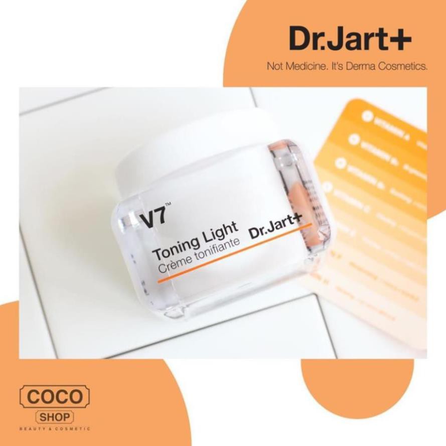 [Mẫu Mới] Kem V7 Toning Light Dr. Jart+ - Kem dưỡng ẩm, trắng da, mờ nám tàn nhang