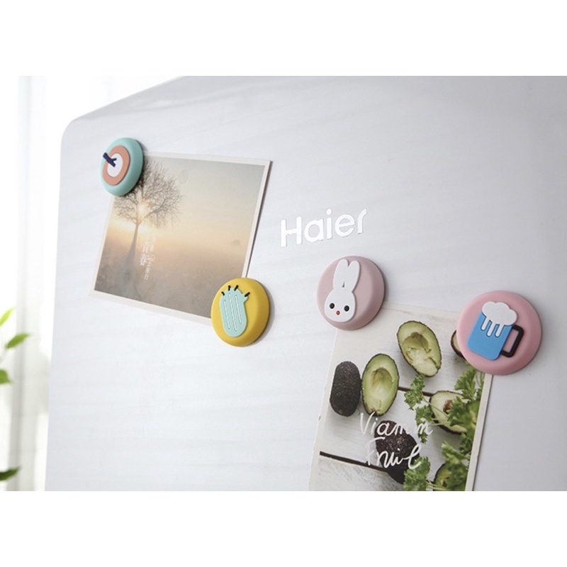 Nam Châm Hít Dính Tủ Lạnh Tranh Ảnh bảng từ ghi chú sticker hoạ tiết cute dễ thương Coleen