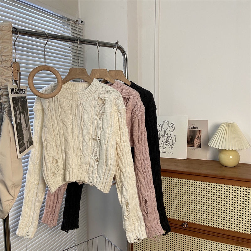 Áo Sweater Dáng Rộng Thiết Kế Mới Thời Trang Mùa Thu Dành Cho Nữ