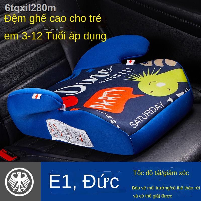 ♠ ✜ ( rẻ mà chất lượng)♣▨♂Ô tô trẻ em ghế an toàn trên đệm nâng 3-12 tuổi đai phổ thông đơn giản và di động