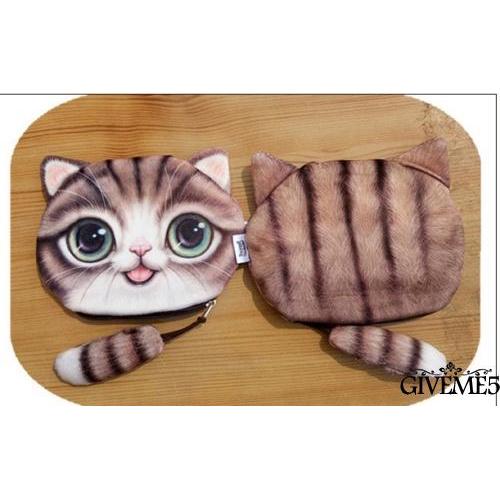 Ví tiền hình mặt mèo 3D