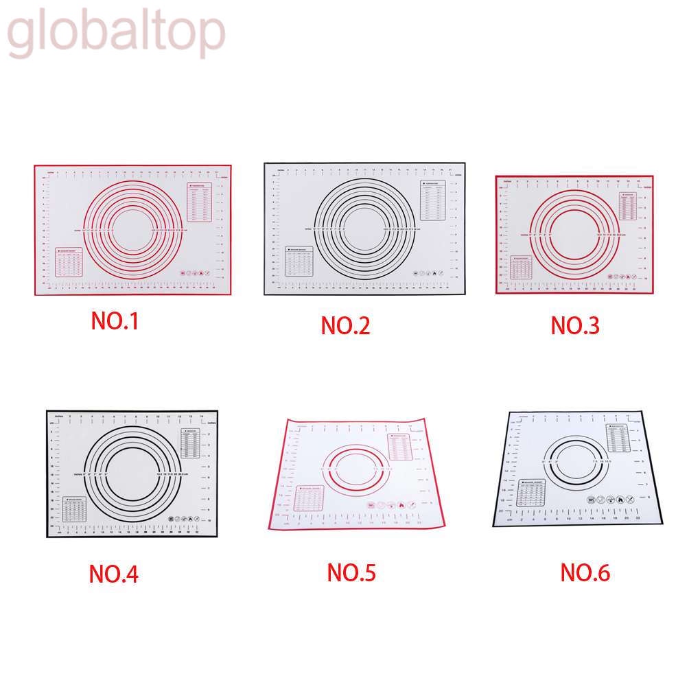 Thảm Nhào Bột Làm Bánh Bằng Silicone Không Dính Diy