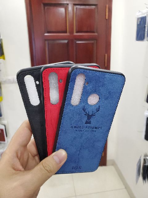 Ốp lưng Oppo Realme Q / Realme 5 Pro  FREESHIP Từ 50k chống sốc vải đầu hươu cao cấp