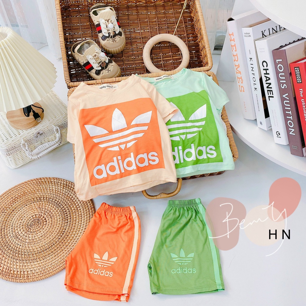 [Bé 10-27kg] Bộ Ngắn tay Thun Lạnh tay Thể Thao Minky Mom cho bé trai, bé gái [ HÀNG CHUẨN ]