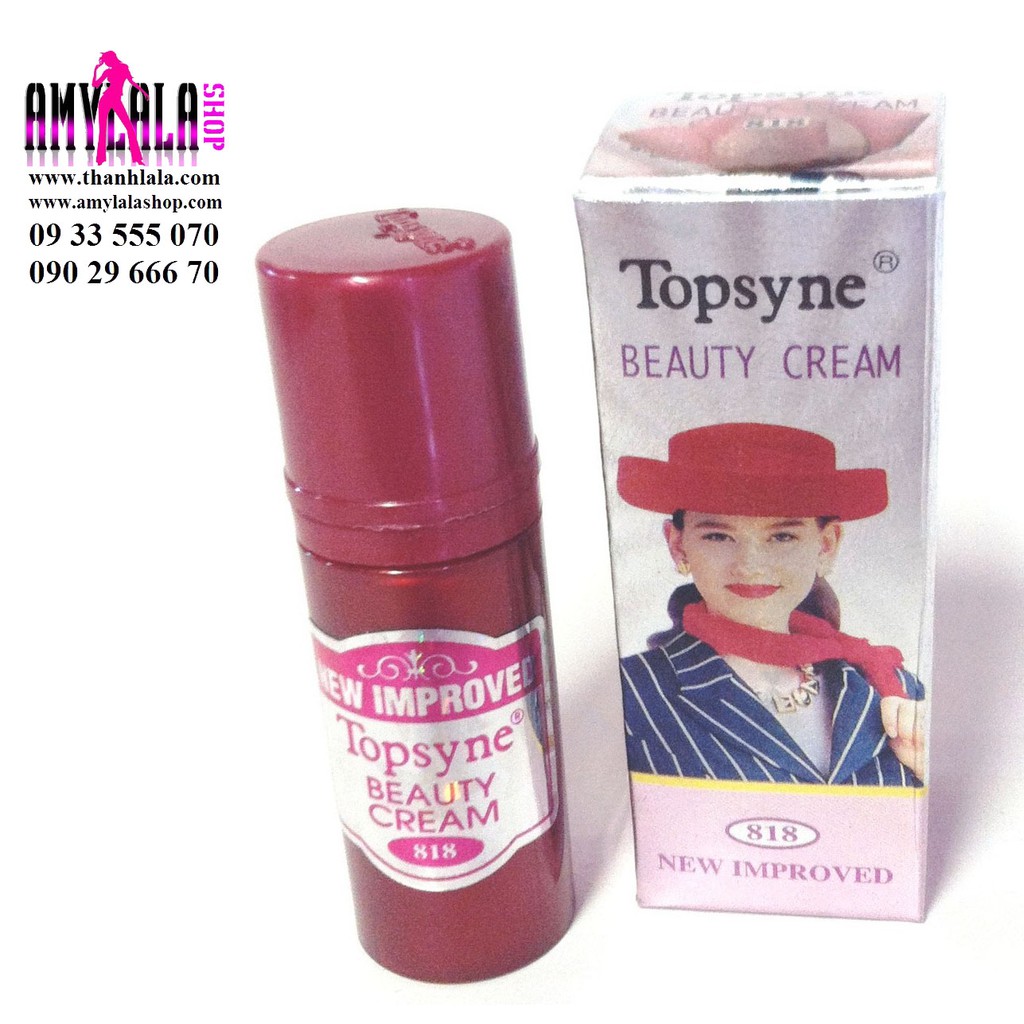 Kem Topsyne Mỹ Beauty Cream Special No.1 Đỏ 10g tái tạo trắng da mặt cao cấp ngày đêm