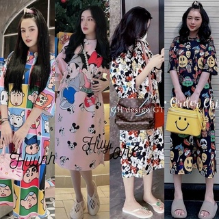 ĐẦM THUN SUÔNG HOẠ TIẾT