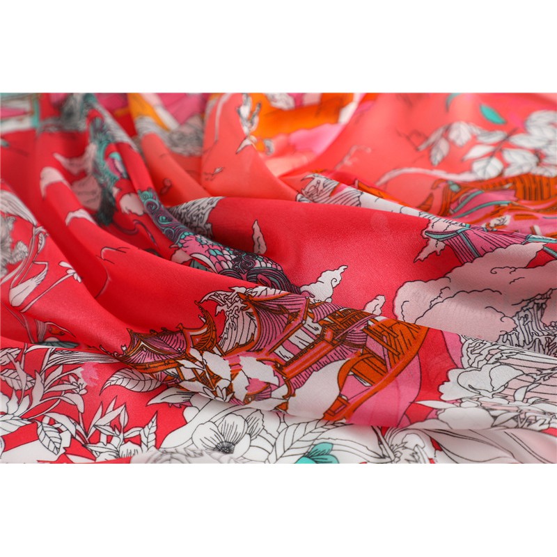Khăn quàng cổ hình vuông 90x90cm thời trang cho nữ WJ1006-16