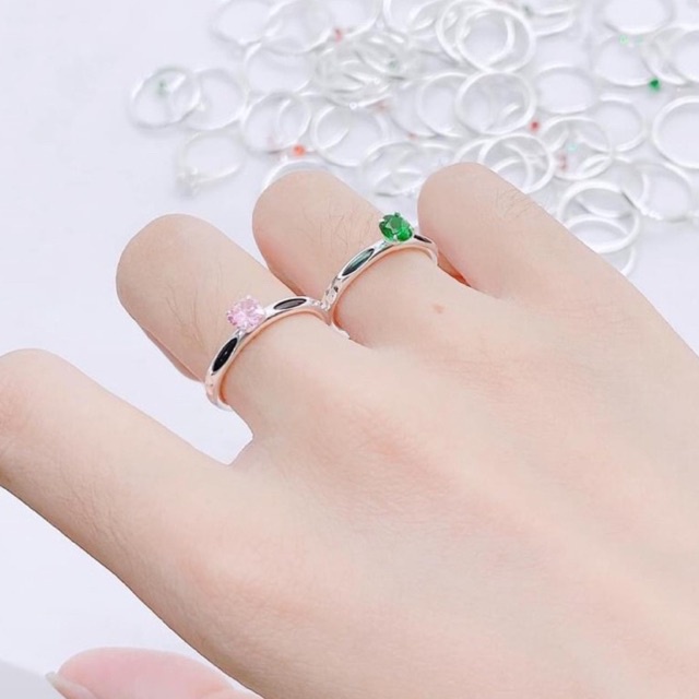 Nhẫn bạc lv MAINOMI siêu hot hit, may mắn tài lộc xua đuổi vận đen