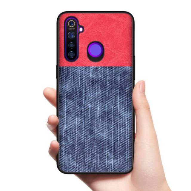 Ốp lưng Oppo Realme Q / Realme 5 Pro FREESHIP Từ 50k chống sốc vân da bò thời trang cao cấp