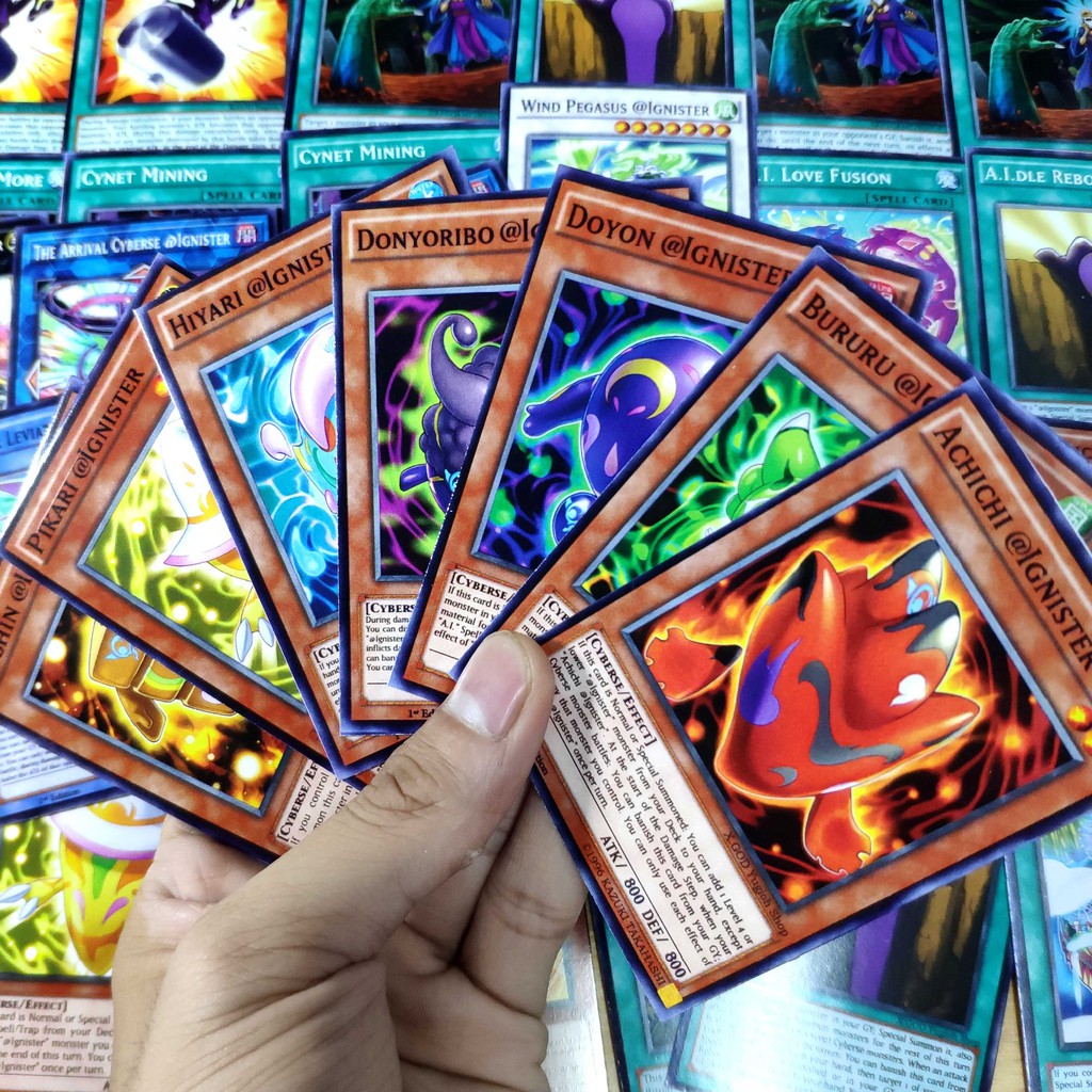 Bài Yugioh ❤️FREESHIP❤️ Thẻ bài Yugioh VRAINS Ignister deck 54 lá