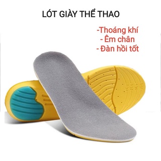 2 MIẾNG LÓT GIÀY THỂ THAO CHUYÊN DỤNG, CHỐNG ĐAU, GIẢM CHẤN, ÊM CHÂN