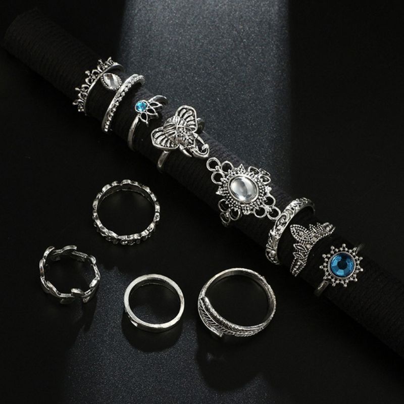 Nhẫn Mạ Bạc 2K Phong Cách Cổ Điển Cho Nữ