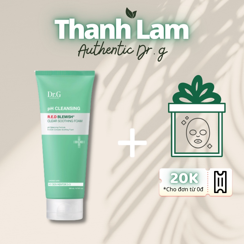 Sữa rửa mặt cho da mụn R.E.D blemish Clear Soothing Foam 200ml