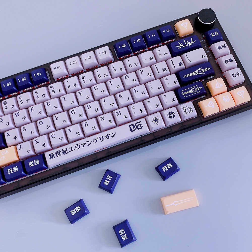 EVA-06 Keycaps XDA Profile EVANGELION Anime PBT DYE-SUB Bàn phím cơ Keycaps