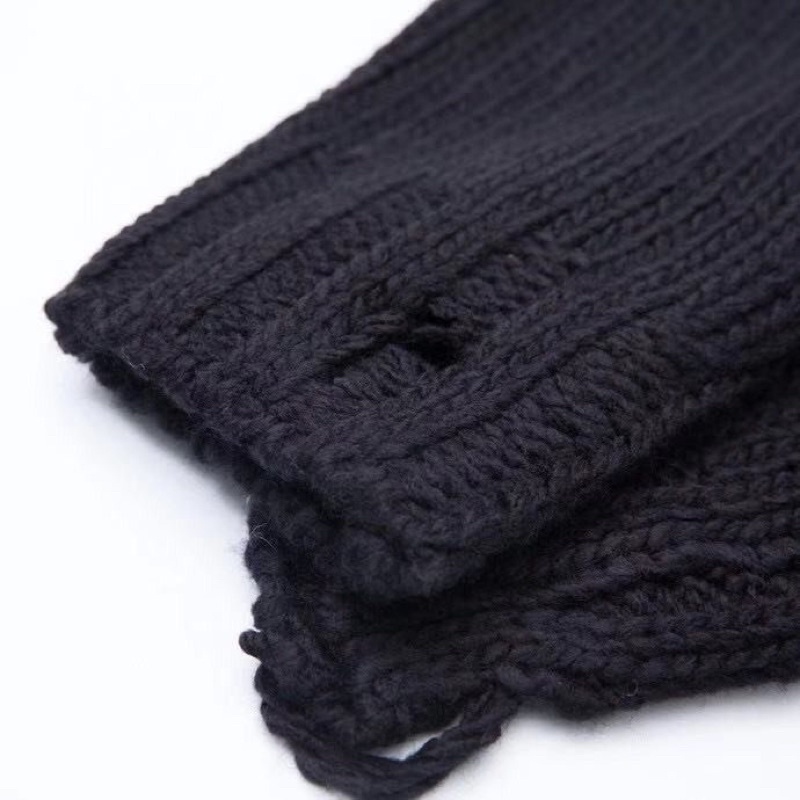 Áo len Mastermind oversized intarsia cashmere sweater